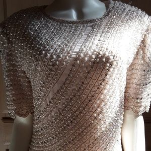 Beautiful Pastel Pink Evening Gown by Brillante  M